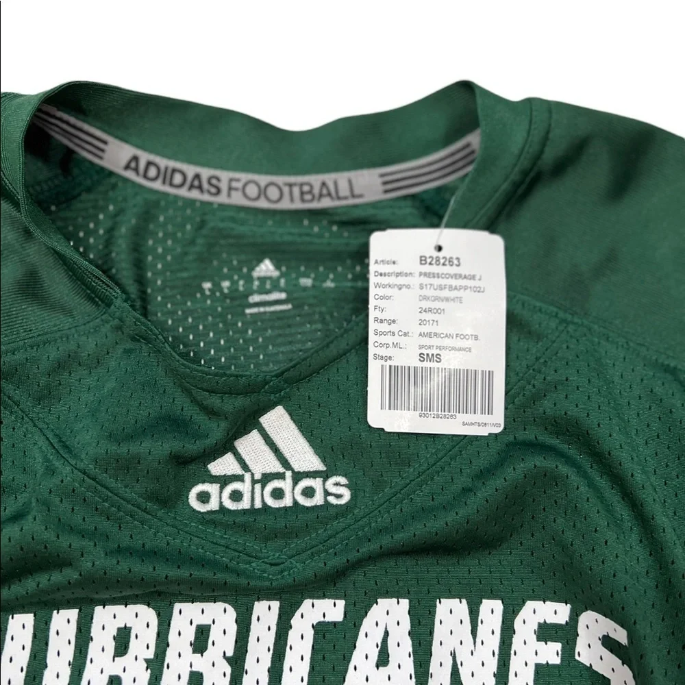 Miami Hurricanes Adidas Football Shirt Jackson 17